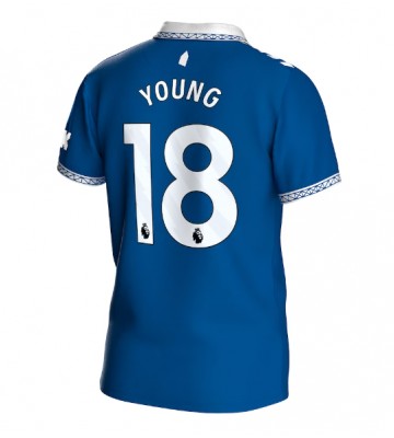 Everton Ashley Young #18 Koszulka Podstawowych 2023-24 Krótki Rękaw